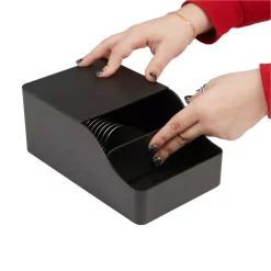 Coffee Makers Mind Reader Coffee/Condiment Organizer With Drawer For 36 K-Cups & Sleeve Dispenser, Black 13 Coffee Makers Mind Reader Coffee/Condiment Organizer With Drawer For 36 K-Cups & Sleeve Dispenser, Black -Dessert Makers Popular Store mind reader coffee accessories sledcad26 blk 44 1000
