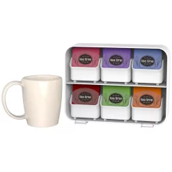 Coffee Makers Mind Reader Clutch 6-Drawer 90-Bag White Tea Bag Holder 12 Coffee Makers Mind Reader Clutch 6-Drawer 90-Bag White Tea Bag Holder -Dessert Makers Popular Store mind reader coffee accessories stborg wht 44 1000