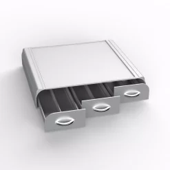 Coffee Makers Mind Reader 36 Capacity K-Cup, Dolce Gusto, CBTL, Verismo, Single Serve Coffee Pod Holder Drawer, Silver 13 Coffee Makers Mind Reader 36 Capacity K-Cup, Dolce Gusto, CBTL, Verismo, Single Serve Coffee Pod Holder Drawer, Silver -Dessert Makers Popular Store mind reader coffee accessories tray6 sil 1f 1000