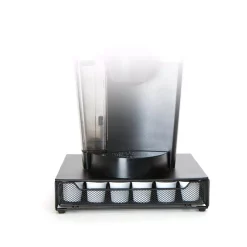 Coffee Makers Mind Reader Bam 36-Capacity Metal Mesh Coffee Pod Drawer In Black 11 Coffee Makers Mind Reader Bam 36-Capacity Metal Mesh Coffee Pod Drawer In Black -Dessert Makers Popular Store mind reader coffee accessories trymesh blk 4f 1000