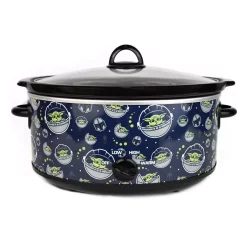Cookers Uncanny Brands Star Wars The Mandalorian 7 Qt Navy Blue Slow Cooker 13 Cookers Uncanny Brands Star Wars The Mandalorian 7 Qt Navy Blue Slow Cooker -Dessert Makers Popular Store navy blue uncanny brands slow cookers sc srw man1 31 1000