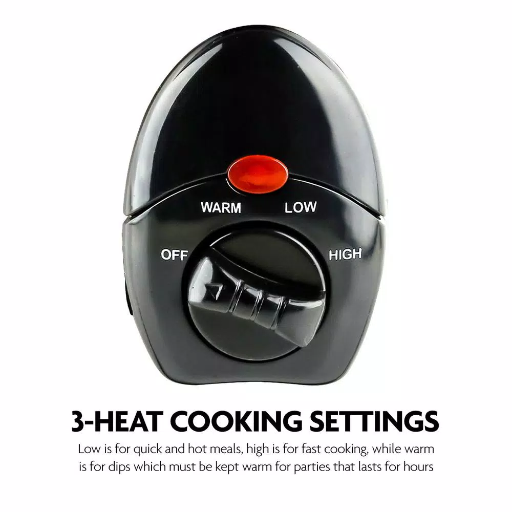 Cookers Ovente 3.7 Qt. Stainless Steel Electric Slow Cooker With Heat-Tempered Glass Lid, Adjustable Temperature Control, (SLO35ABR) 6 Cookers Ovente 3.7 Qt. Stainless Steel Electric Slow Cooker With Heat-Tempered Glass Lid, Adjustable Temperature Control, (SLO35ABR) - Image 4