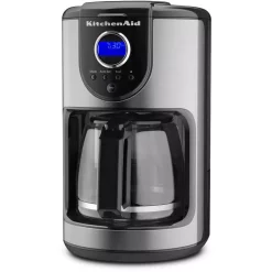 Coffee Makers KitchenAid 12-Cup Onyx Black Drip Coffee Maker With Glass Carafe