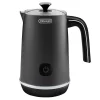 Coffee Makers DeLonghi 8.8 Oz. Matte Black Metal Electric Milk Frother With Non-Stick Interior 2 Coffee Makers DeLonghi 8.8 Oz. Matte Black Metal Electric Milk Frother With Non-Stick Interior -Dessert Makers Popular Store painted black metal body delonghi milk frothers emf1bk 64 1000