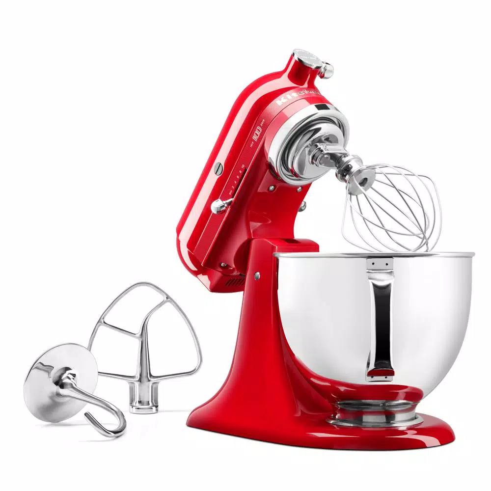Mixers KitchenAid 100-Year Limited Edition Queen Of Hearts 5 Qt. 10-Speed Passion Red Stand Mixer 5 Mixers KitchenAid 100-Year Limited Edition Queen Of Hearts 5 Qt. 10-Speed Passion Red Stand Mixer - Image 3