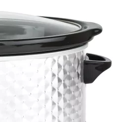 Cookers Brentwood Appliances Diamond 7 Qt. Pearl Slow Cooker With Tempered Glass Lid 12 Cookers Brentwood Appliances Diamond 7 Qt. Pearl Slow Cooker With Tempered Glass Lid -Dessert Makers Popular Store pearl brentwood appliances slow cookers sc 157w 1f 1000