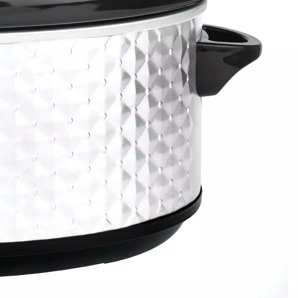 Cookers Brentwood Appliances Diamond 7 Qt. Pearl Slow Cooker With Tempered Glass Lid 8 Cookers Brentwood Appliances Diamond 7 Qt. Pearl Slow Cooker With Tempered Glass Lid - Image 6