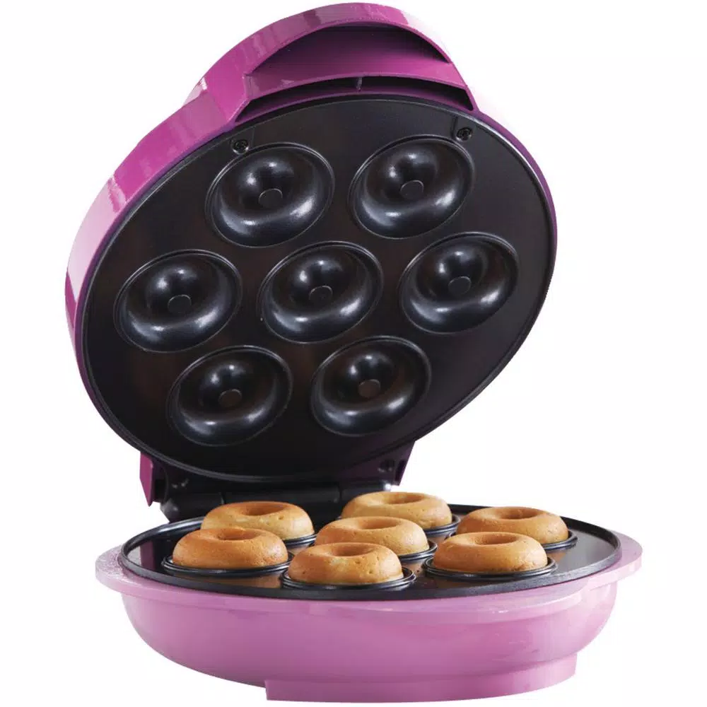 Dessert Makers Brentwood Appliances 750 W Pink Electric Food Maker (Mini Donut Maker) Nonstick 3 Dessert Makers Brentwood Appliances 750 W Pink Electric Food Maker (Mini Donut Maker) Nonstick