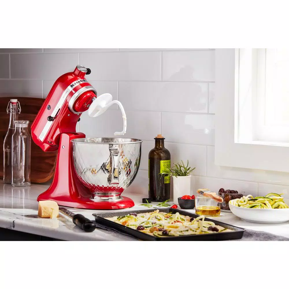 Mixers KitchenAid 5 Qt. Tilt Head Quilted Stainless Steel Bowl 4 Mixers KitchenAid 5 Qt. Tilt Head Quilted Stainless Steel Bowl - Image 2