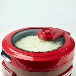 Cookers AROMA 20-Cup Red Rice Cooker With Glass Lid 12 Cookers AROMA 20-Cup Red Rice Cooker With Glass Lid -Dessert Makers Popular Store red aroma rice cookers arc 1230r 44 1000