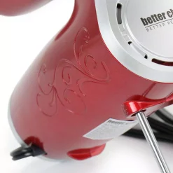 Mixers Better Chef 5-Speed Red Hand Mixer With Beaters And Dough Hooks -Dessert Makers Popular Store red better chef hand mixers 985115273m 44 1000