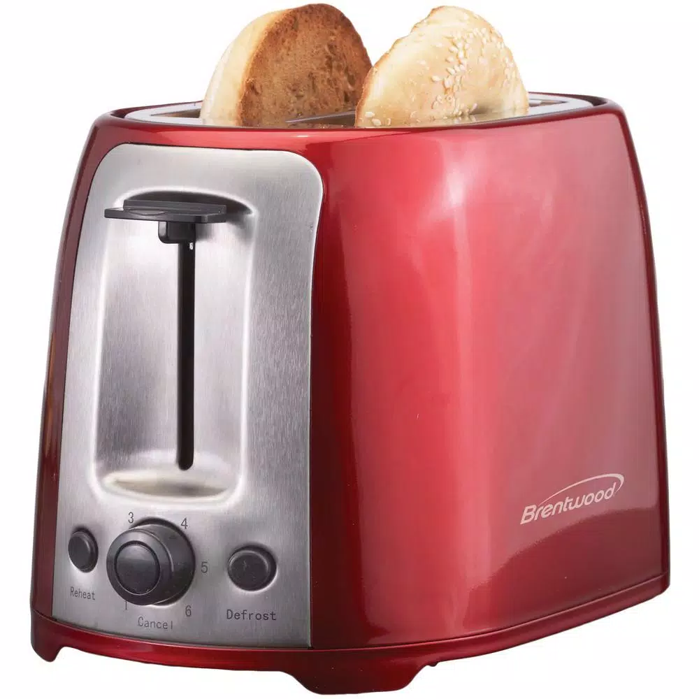 Toasters Brentwood Appliances 700-Watt Red Toaster Oven And Broiler With Red Single-Serve Coffee Maker And Mug 9 Toasters Brentwood Appliances 700-Watt Red Toaster Oven And Broiler With Red Single-Serve Coffee Maker And Mug - Image 7