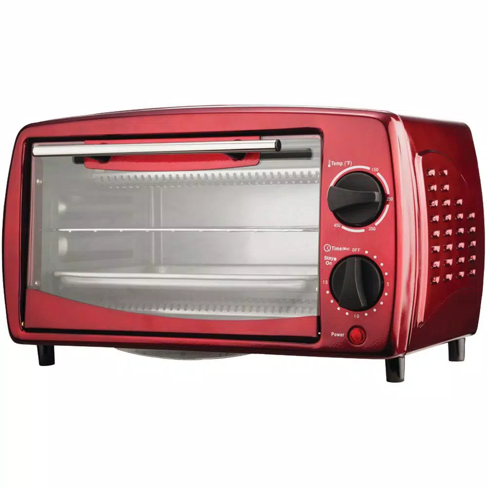 Toasters Brentwood 4-Slice Red Toaster Oven 3 Toasters Brentwood 4-Slice Red Toaster Oven