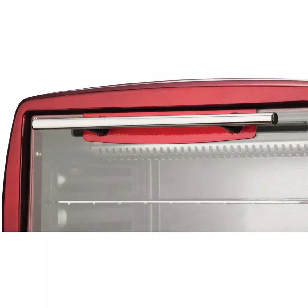 Toasters Brentwood 4-Slice Red Toaster Oven 4 Toasters Brentwood 4-Slice Red Toaster Oven - Image 2