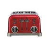Toasters Cuisinart Classic Series 4-Slice Red Wide Slot Toaster With Crumb Tray 2 Toasters Cuisinart Classic Series 4-Slice Red Wide Slot Toaster With Crumb Tray -Dessert Makers Popular Store red cuisinart pop up toasters cpt 180mrp1 64 1000