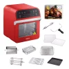 Toasters GoWISE USA 1600 W Red Rotisserie Oven And 12.7 Qt. Electric Air Fryer 2 Toasters GoWISE USA 1600 W Red Rotisserie Oven And 12.7 Qt. Electric Air Fryer -Dessert Makers Popular Store red gowise usa toaster ovens gw44801 64 1000
