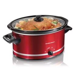 Cookers Hamilton Beach 8 Qt. Red Slow Cooker