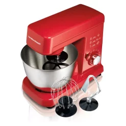 Mixers Hamilton Beach 3.5 Qt. 6-Speed Red Stand Mixer 15 Mixers Hamilton Beach 3.5 Qt. 6-Speed Red Stand Mixer -Dessert Makers Popular Store red hamilton beach stand mixers 63328 fa 1000