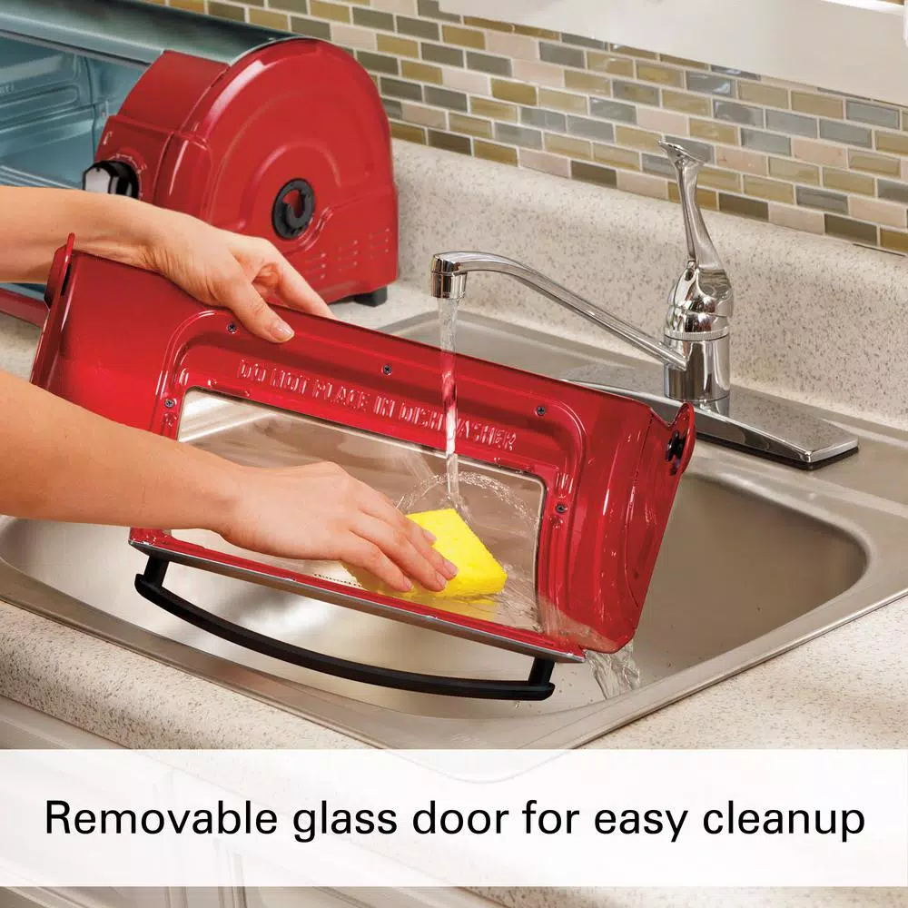 Toasters Hamilton Beach Easy Reach 1200 W 4-Slice Red Toaster Oven With Roll-Top Door 6 Toasters Hamilton Beach Easy Reach 1200 W 4-Slice Red Toaster Oven With Roll-Top Door - Image 4