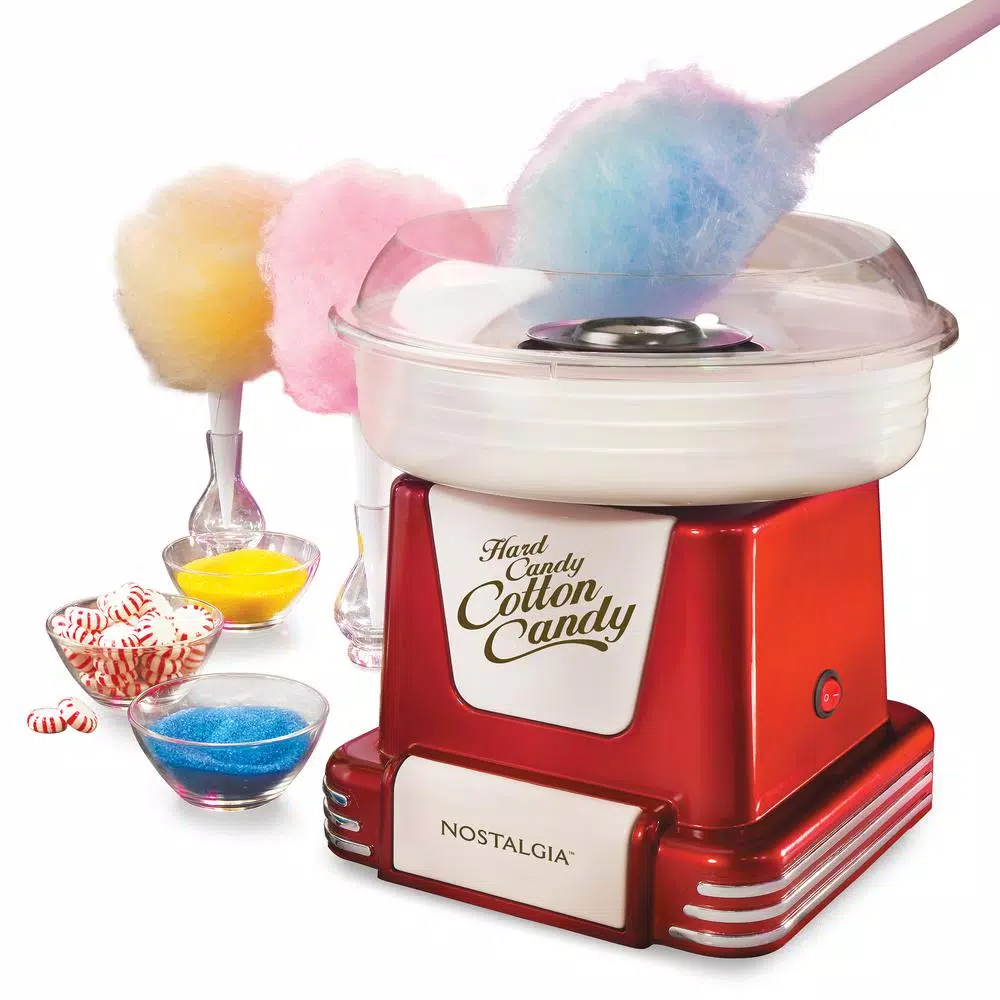 Dessert Makers Nostalgia Retro Red Hard And Sugar Free Cotton Candy Maker With Cotton Candy Cones 12 Dessert Makers Nostalgia Retro Red Hard And Sugar Free Cotton Candy Maker With Cotton Candy Cones - Image 10
