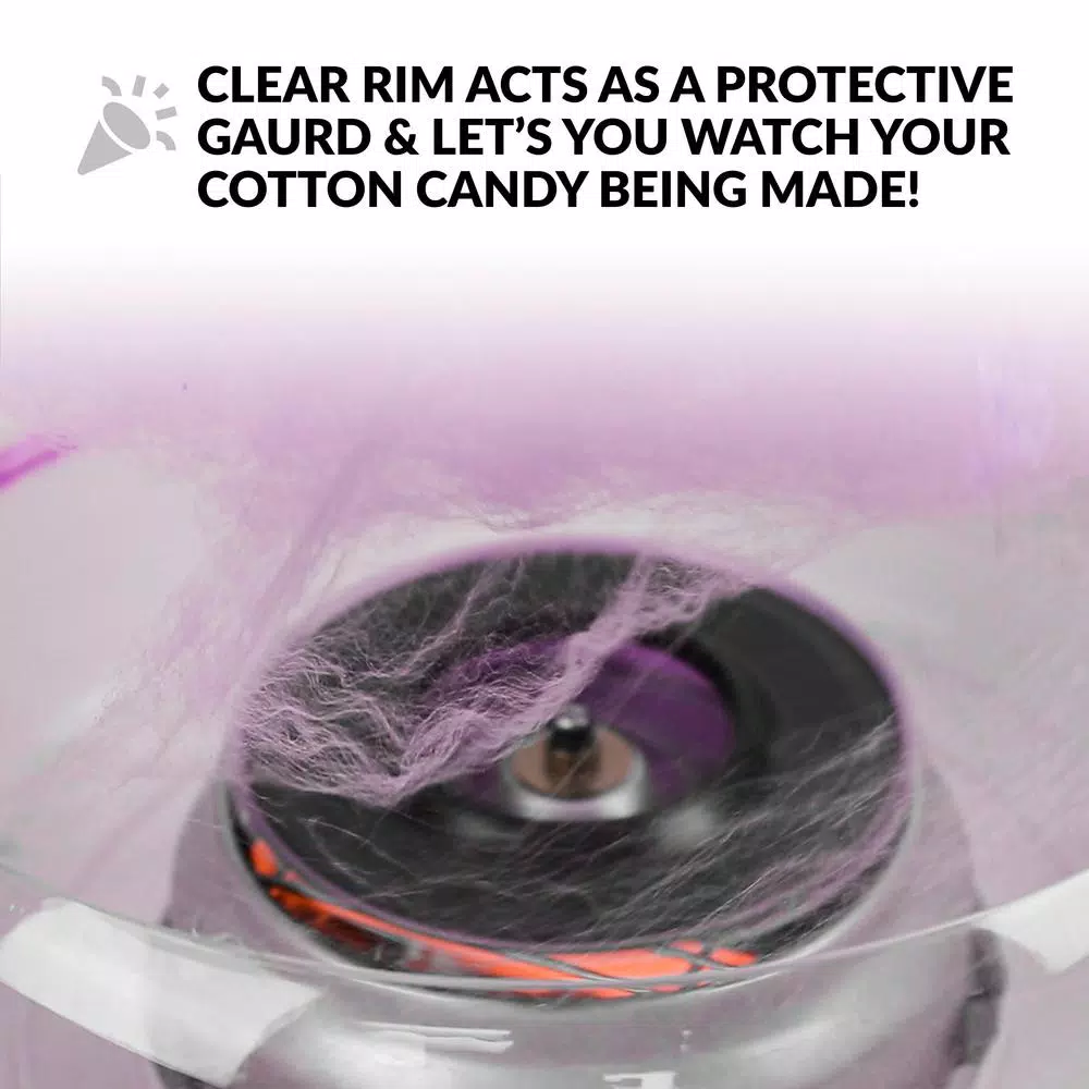 Dessert Makers Nostalgia Retro Red Hard And Sugar Free Cotton Candy Maker With Cotton Candy Cones 17 Dessert Makers Nostalgia Retro Red Hard And Sugar Free Cotton Candy Maker With Cotton Candy Cones - Image 15