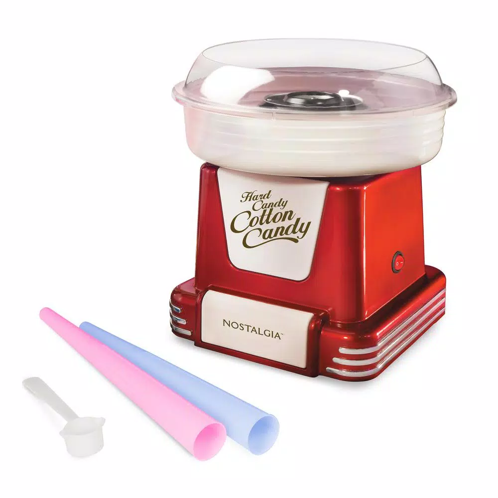 Dessert Makers Nostalgia Retro Red Hard And Sugar Free Cotton Candy Maker With Cotton Candy Cones 5 Dessert Makers Nostalgia Retro Red Hard And Sugar Free Cotton Candy Maker With Cotton Candy Cones - Image 3