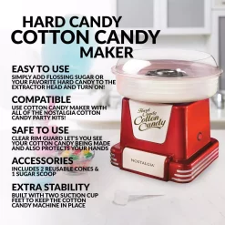 Dessert Makers Nostalgia Retro Red Hard And Sugar Free Cotton Candy Maker With Cotton Candy Cones 27 Dessert Makers Nostalgia Retro Red Hard And Sugar Free Cotton Candy Maker With Cotton Candy Cones -Dessert Makers Popular Store red nostalgia cotton candy machines pcm 805retrored 44 1000