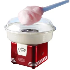Dessert Makers Nostalgia Retro Red Hard And Sugar Free Cotton Candy Maker With Cotton Candy Cones -Dessert Makers Popular Store red nostalgia cotton candy machines pcm405retrored c3 1000