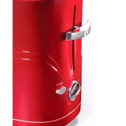 Toasters Nostalgia Retro Series 2-Slice Red Long Slot Hot Dog And Bun Toaster With Crumb Tray And Mini Tongs 11 Toasters Nostalgia Retro Series 2-Slice Red Long Slot Hot Dog And Bun Toaster With Crumb Tray And Mini Tongs -Dessert Makers Popular Store red nostalgia pop up toasters hdt600retrored 1f 1000