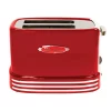 Toasters Nostalgia Retro Series 2-Slice Red Wide Slot Bagel Toaster With Crumb Tray And Shade Settings 2 Toasters Nostalgia Retro Series 2-Slice Red Wide Slot Bagel Toaster With Crumb Tray And Shade Settings -Dessert Makers Popular Store red nostalgia pop up toasters rtos200 64 1000