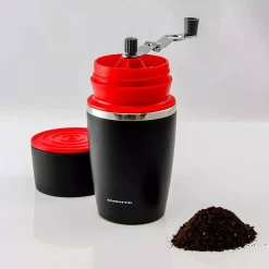 Coffee Makers Ovente Single Serve Red Coffee Grinder, French Press, 2-in-1 Carafe Coffee Maker Machine, With Insulated Cup 14 Coffee Makers Ovente Single Serve Red Coffee Grinder, French Press, 2-in-1 Carafe Coffee Maker Machine, With Insulated Cup -Dessert Makers Popular Store red ovente french presses cmb281r fa 1000