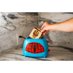 Toasters Uncanny Brands Spiderman Classic 2-Slice Red Toaster 10 Toasters Uncanny Brands Spiderman Classic 2-Slice Red Toaster -Dessert Makers Popular Store red uncanny brands pop up toasters tste em mvc spi 1f 1000