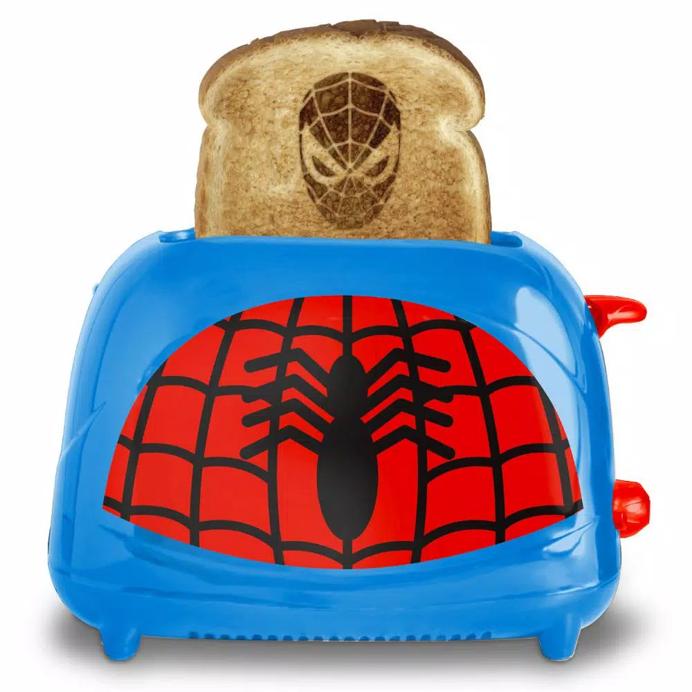 Toasters Uncanny Brands Spiderman Classic 2-Slice Red Toaster 3 Toasters Uncanny Brands Spiderman Classic 2-Slice Red Toaster