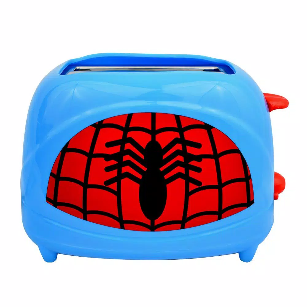 Toasters Uncanny Brands Spiderman Classic 2-Slice Red Toaster 4 Toasters Uncanny Brands Spiderman Classic 2-Slice Red Toaster - Image 2