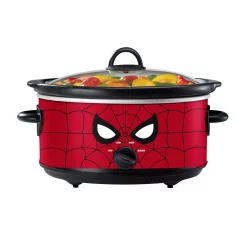 Cookers Uncanny Brands Marvel Spider-Man 7qt. Red Slow Cooker -Dessert Makers Popular Store red uncanny brands slow cookers sc mvc smc c3 1000
