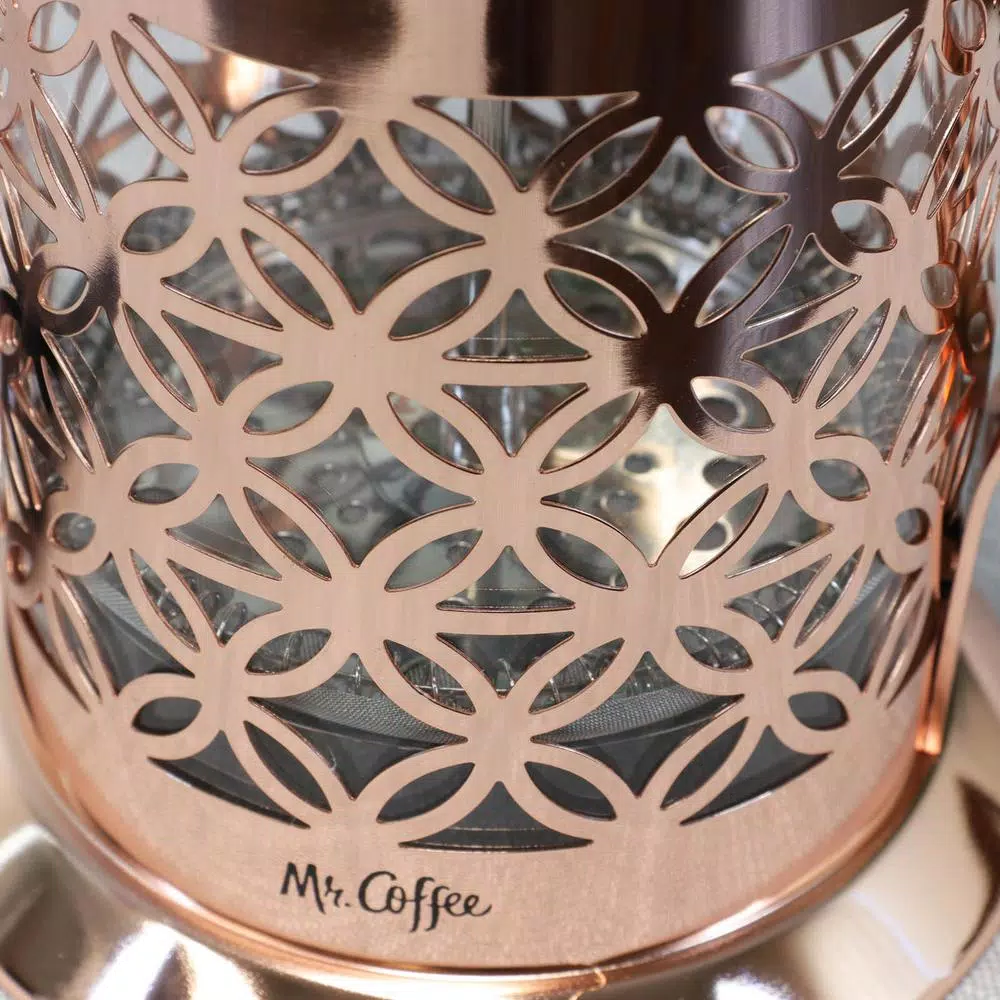 Coffee Makers Mr. Coffee Trellise 32 Oz. Rose Gold Coffee Press 4 Coffee Makers Mr. Coffee Trellise 32 Oz. Rose Gold Coffee Press - Image 2