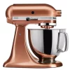 Mixers KitchenAid Custom Metallic 5 Qt. 10-Speed Satin Copper Stand Mixer -Dessert Makers Popular Store satin copper kitchenaid stand mixers ksm152pscp 64 1000