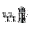 Coffee Makers BergHOFF French Press 5-Piece Coffee Set