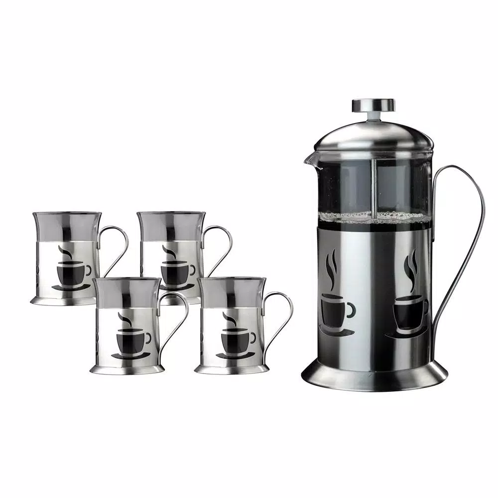 Coffee Makers BergHOFF French Press 5-Piece Coffee Set 3 Coffee Makers BergHOFF French Press 5-Piece Coffee Set