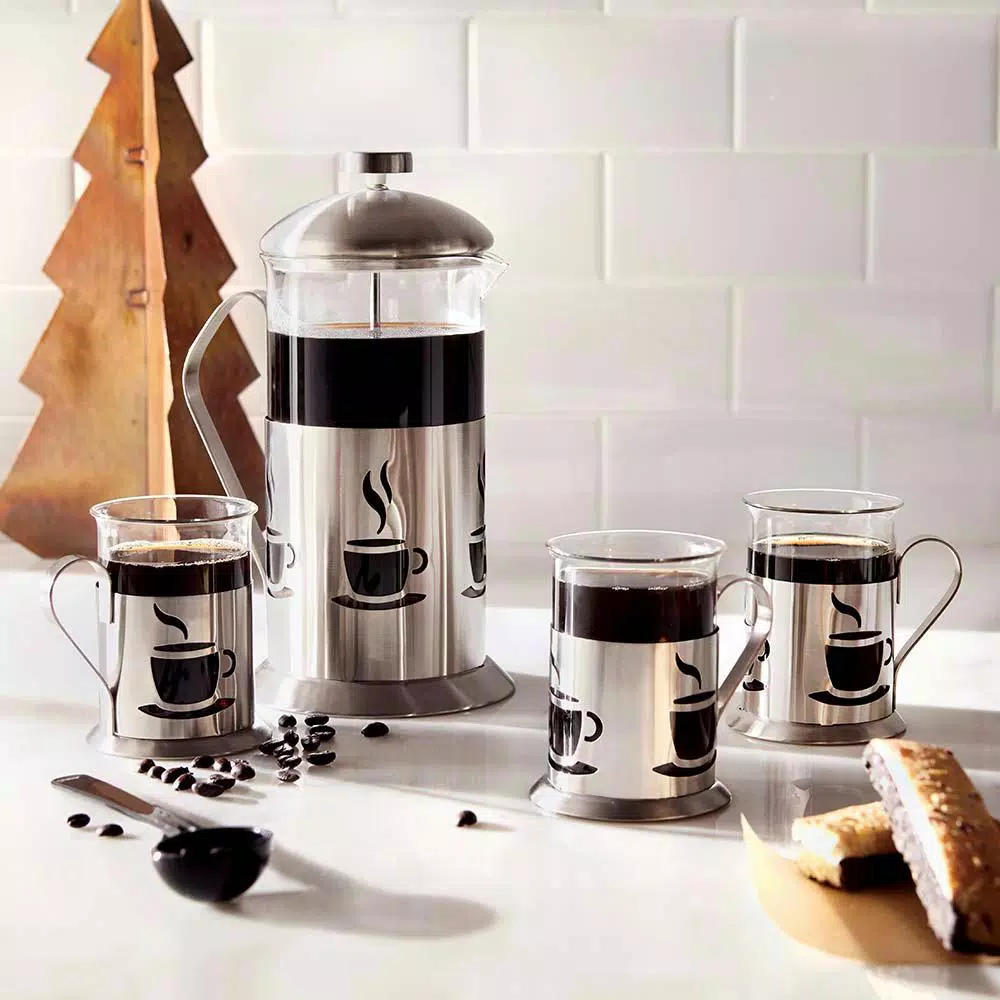 Coffee Makers BergHOFF French Press 5-Piece Coffee Set 4 Coffee Makers BergHOFF French Press 5-Piece Coffee Set - Image 2