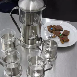 Coffee Makers BergHOFF French Press 5-Piece Coffee Set 9 Coffee Makers BergHOFF French Press 5-Piece Coffee Set -Dessert Makers Popular Store silver berghoff french presses 2212561 c3 1000