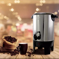 Coffee Makers Better Chef 10-30 Cup Stainless-Steel Coffeemaker -Dessert Makers Popular Store silver better chef drip coffee makers 98575866m 4f 1000