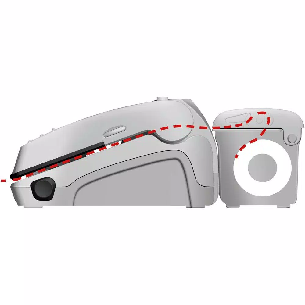 Food Processing CASO VC 200 Black And Silver Food Vacuum Sealer With Fold-Out Cutter, Roll Box And Vacuum Bag Set 5 Food Processing CASO VC 200 Black And Silver Food Vacuum Sealer With Fold-Out Cutter, Roll Box And Vacuum Bag Set - Image 3