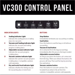 Food Processing CASO VC 300 Black And Silver Food Vacuum Sealer With Food Management App And Vacuum Bag Set 19 Food Processing CASO VC 300 Black And Silver Food Vacuum Sealer With Food Management App And Vacuum Bag Set -Dessert Makers Popular Store silver black caso food vacuum sealers 11392 2 kit fa 1000