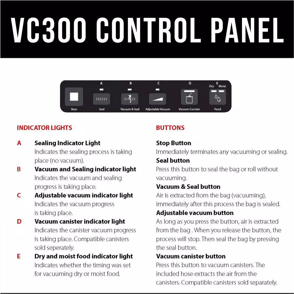 Food Processing CASO VC 300 Black And Silver Food Vacuum Sealer With Food Management App And Vacuum Bag Set 10 Food Processing CASO VC 300 Black And Silver Food Vacuum Sealer With Food Management App And Vacuum Bag Set - Image 8