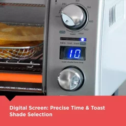 Toasters BLACK+DECKER Crisp ‘n Bake 4-Slice Silver Countertop Oven 13 Toasters BLACK+DECKER Crisp ‘n Bake 4-Slice Silver Countertop Oven -Dessert Makers Popular Store silver black decker toaster ovens tod1775g 44 1000