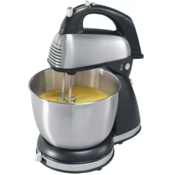 Mixers Hamilton Beach 4 Qt. 6-Speed Hand-Stand Mixer -Dessert Makers Popular Store silver black hamilton beach stand mixers 64650 1f 1000