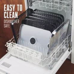 Food Processing Weston Plus 6-Tray Black And Silver Food Dehydrator With Built-In Timer -Dessert Makers Popular Store silver black weston dehydrators 75 0450 w 76 1000