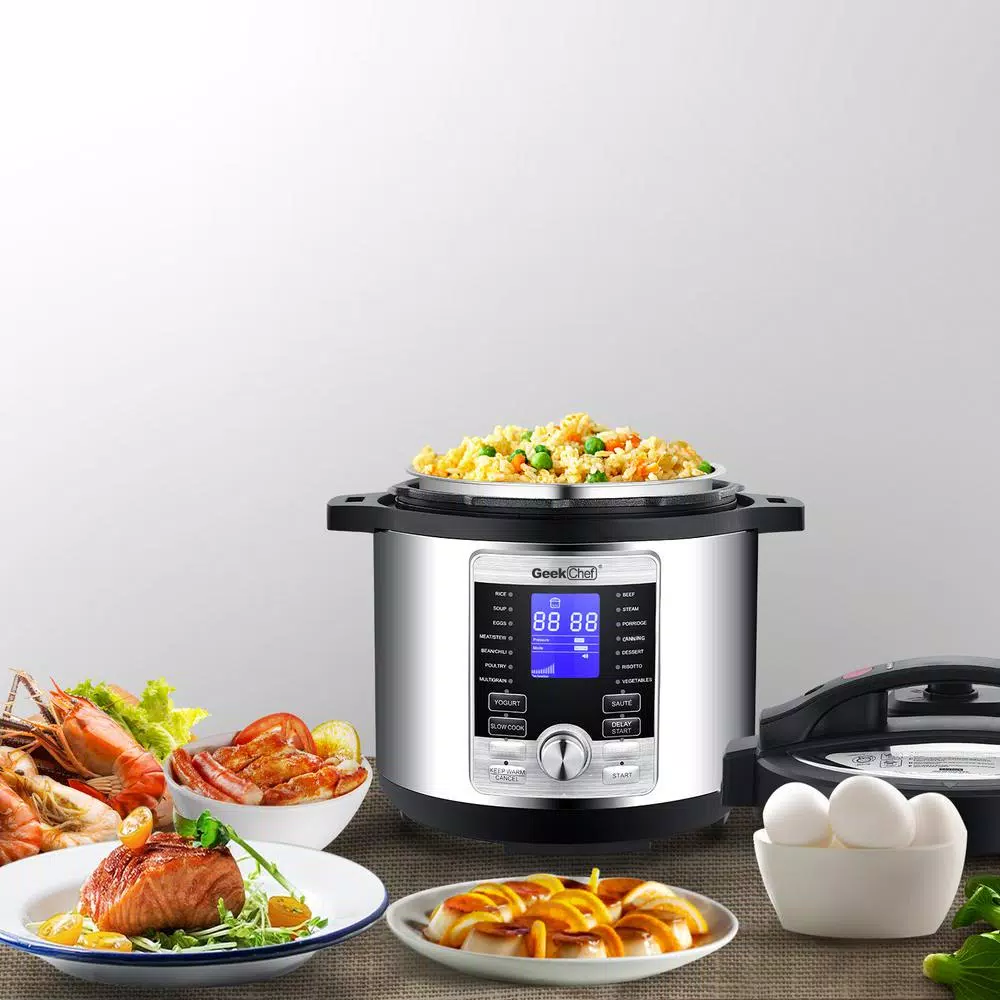 Cookers Boyel Living 6 Qt. Stainless Steel 17-in-1 Multi-Use Electric Pressure Cooker With Stainless Steel Inner Pot 6 Cookers Boyel Living 6 Qt. Stainless Steel 17-in-1 Multi-Use Electric Pressure Cooker With Stainless Steel Inner Pot - Image 4