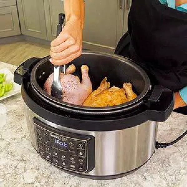 Cookers Boyel Living 8 Qt. Stainless Steel 12-in-1 Multiuse Programmable Electric Pressure Cooker With Non-Stick Pot And Cool-Touch Handles 10 Cookers Boyel Living 8 Qt. Stainless Steel 12-in-1 Multiuse Programmable Electric Pressure Cooker With Non-Stick Pot And Cool-Touch Handles - Image 8